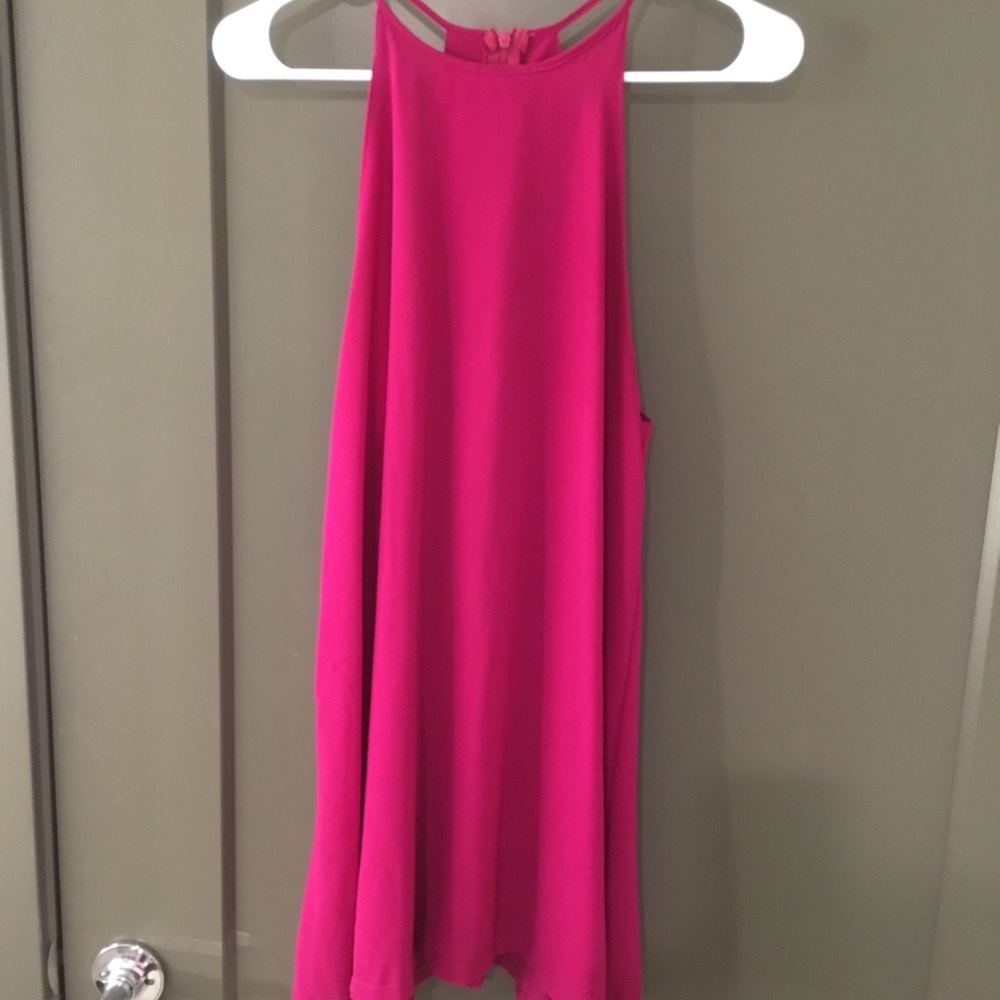Magenta Mini Dress